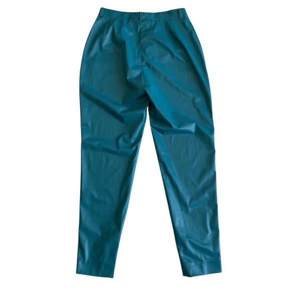 Beautiful aqua blue PU pants in Perfect condition. Size small - Picture 4 of 8